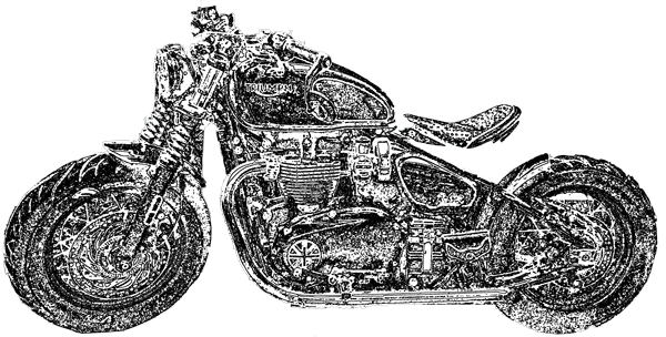 店長のバイクの画像